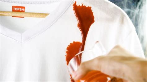 fake bloodstains on clothes